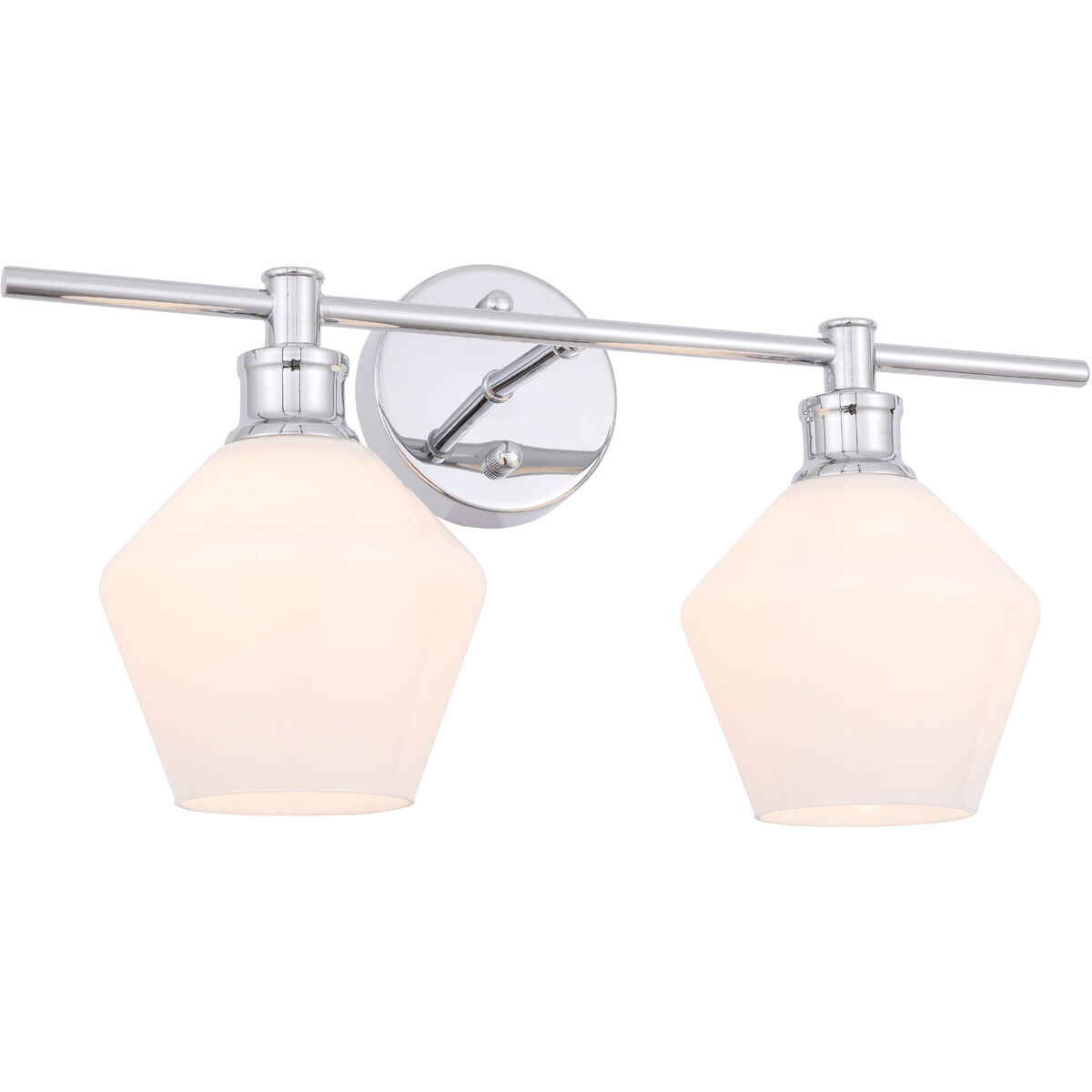 Gene 2 Light 19 inch Chrome Wall sconce Wall Light