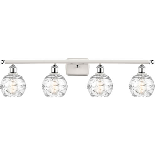 Ballston Small Deco Swirl 4 Light 36.00 inch Bathroom Vanity Light