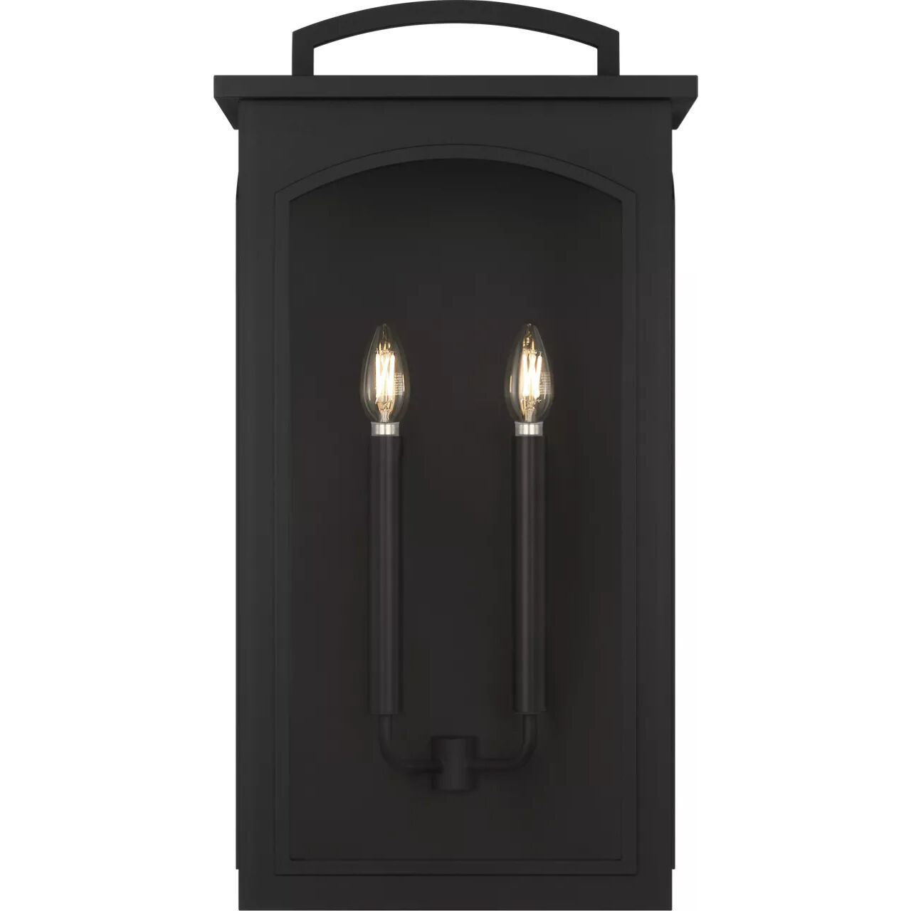 C&M by Chapman & Myers Modesto 2 Light 24.13 inch Textured Black Outdoor Wall Lantern
