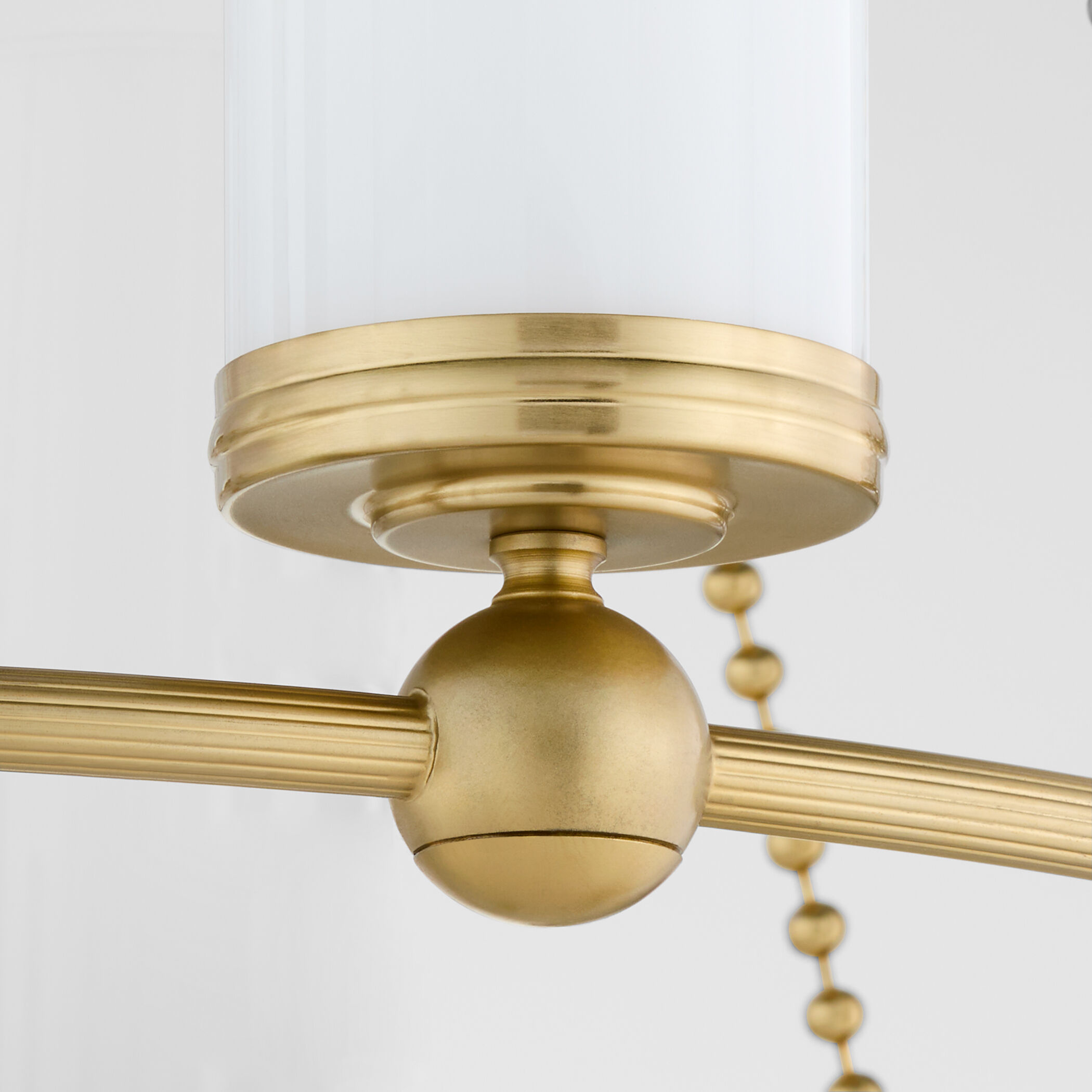 Lee Boulevard 8 Light 38 inch Aged Brass Chandelier Ceiling Light