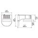 Ontario LED 6 inch Architectual Bronze Outdoor Wall Mount
