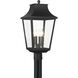 Altimeter 4 Light 23.5 inch Sand Coal Outdoor Post Lantern, Great Outdoors