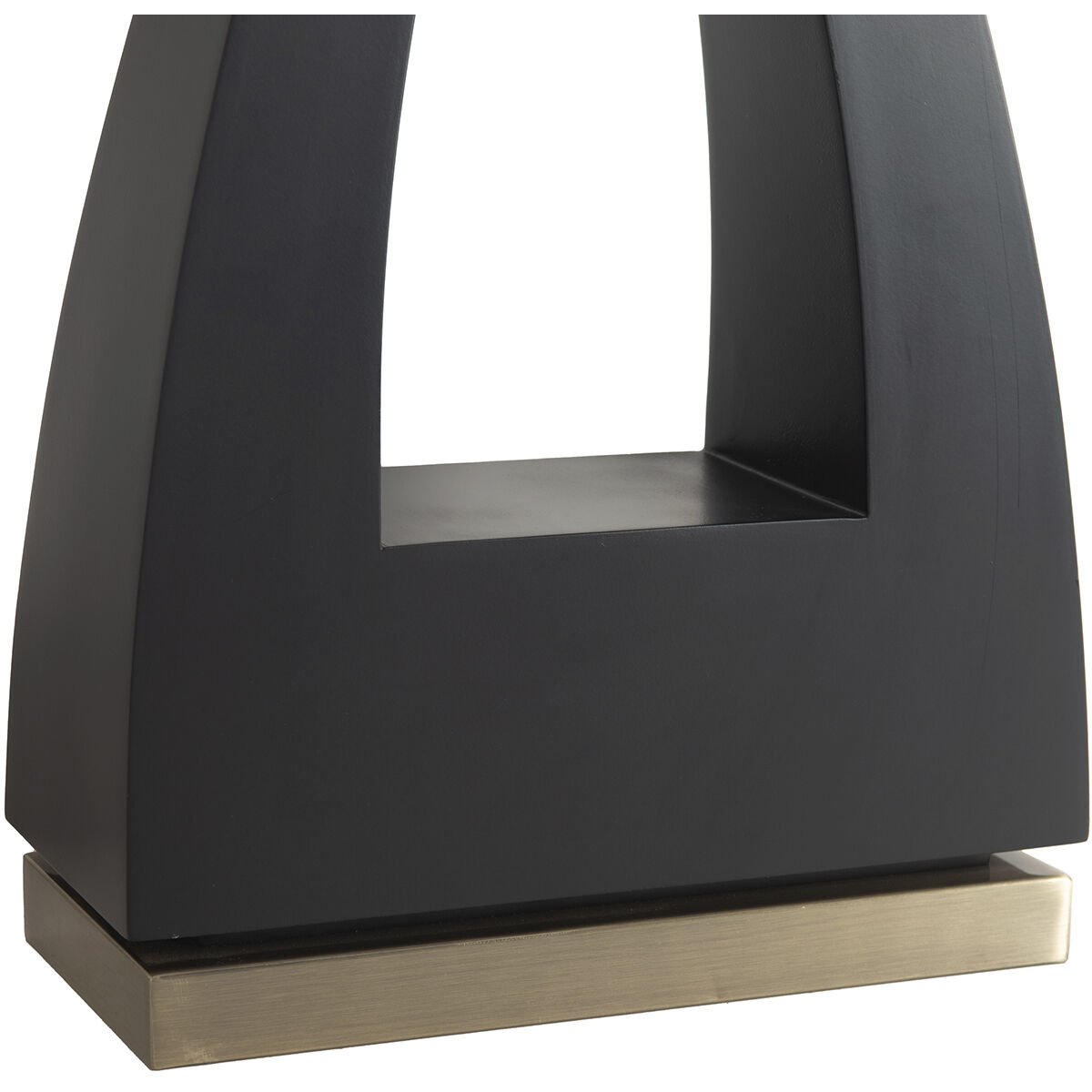 Trina 31 inch 23.00 watt Ebony and Weathered Brass Table Lamp Portable Light