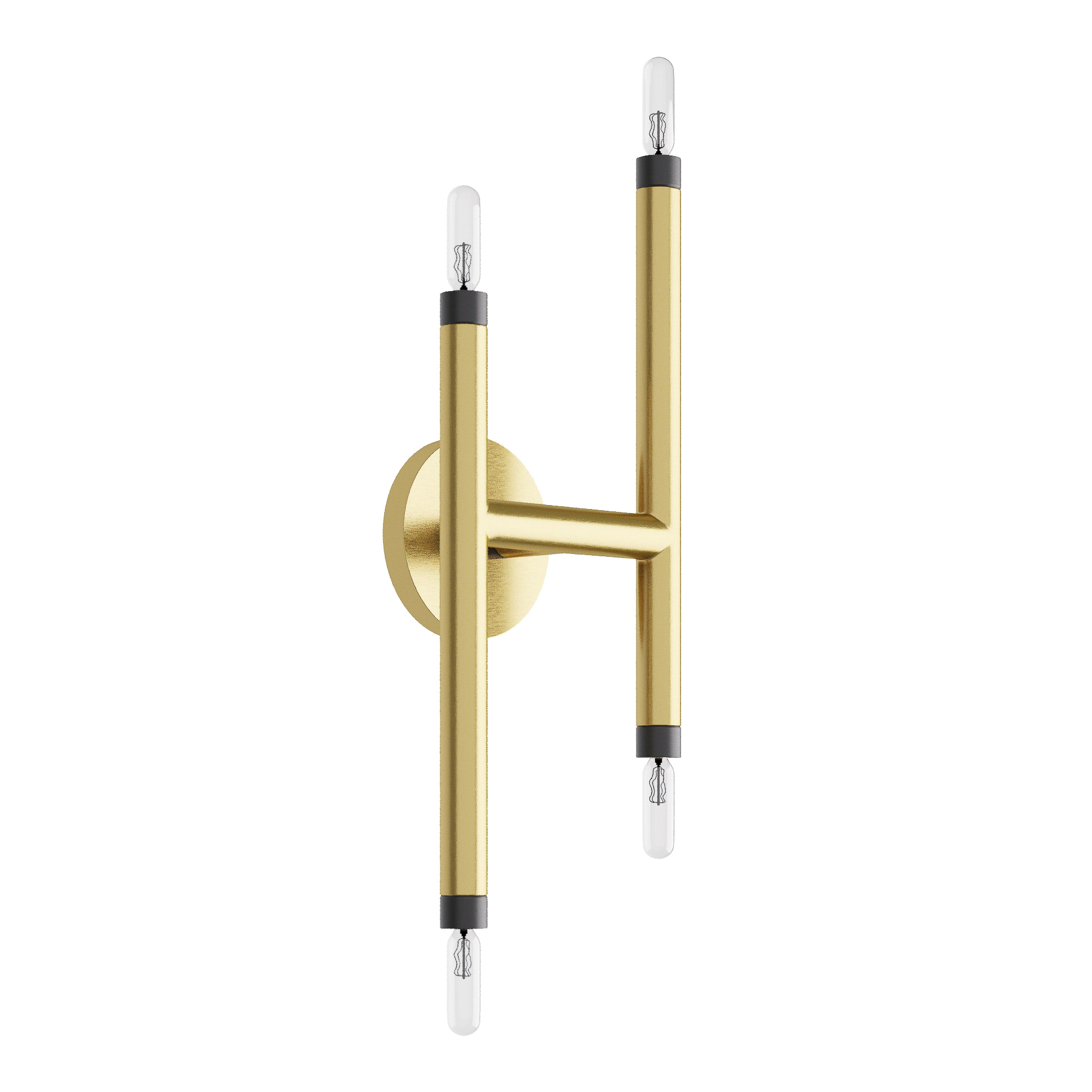 Ballard 4 Light 7 inch Antique Brass Flush Mount/Wall Sconce Ceiling Light