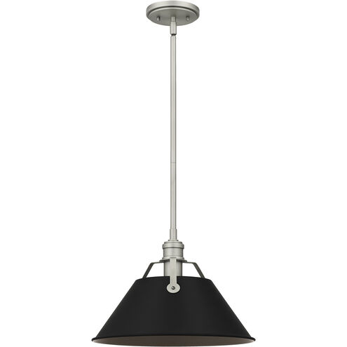 Jessup 1 Light 14 inch Antique Nickel Mini Pendant Ceiling Light, Small