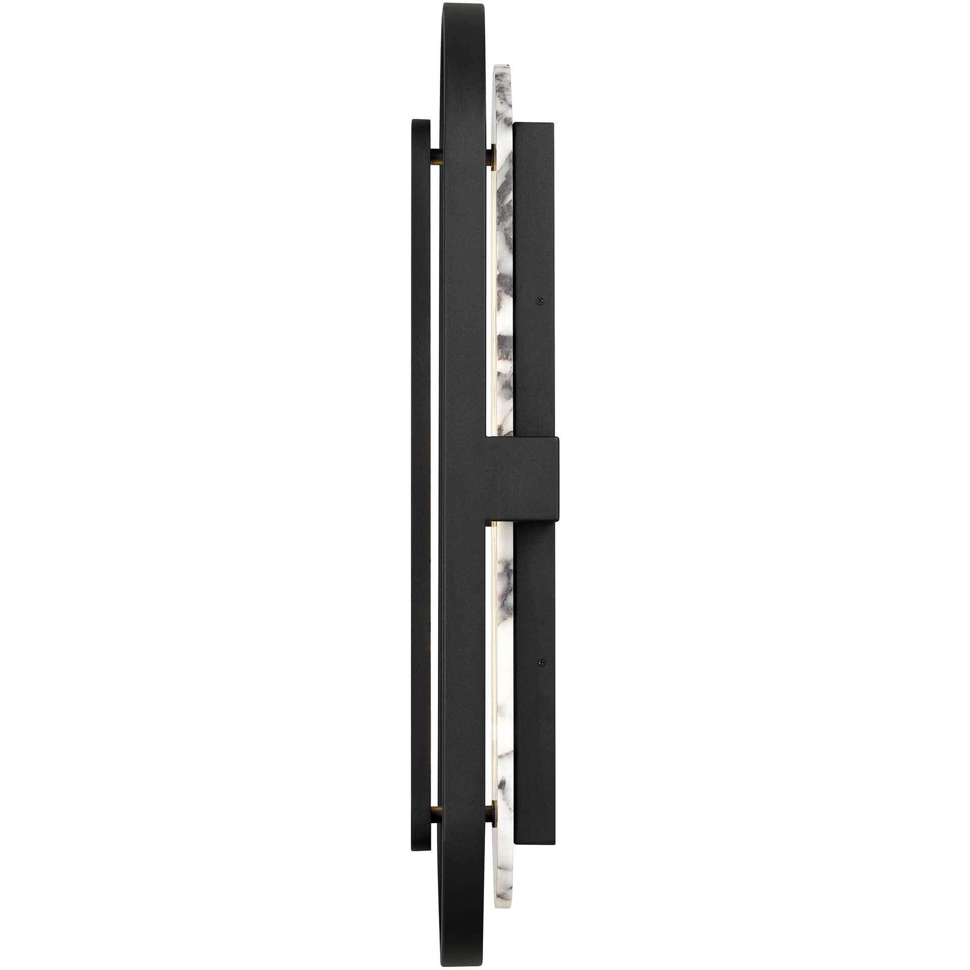 Roundabout LED 28 inch Sand Black Outdoor Wall Sconce