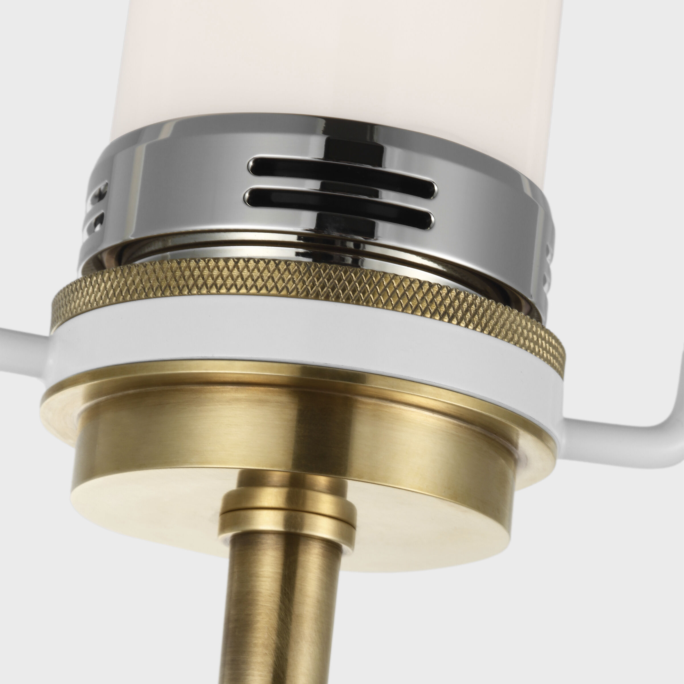 AERIN Olsen 32.5 inch 5.00 watt Crystal and Hand-Rubbed Antique Brass Cordless Table Lamp Portable Light