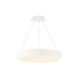 Corso LED 31.5 inch White Pendant Ceiling Light in 32in, dweLED