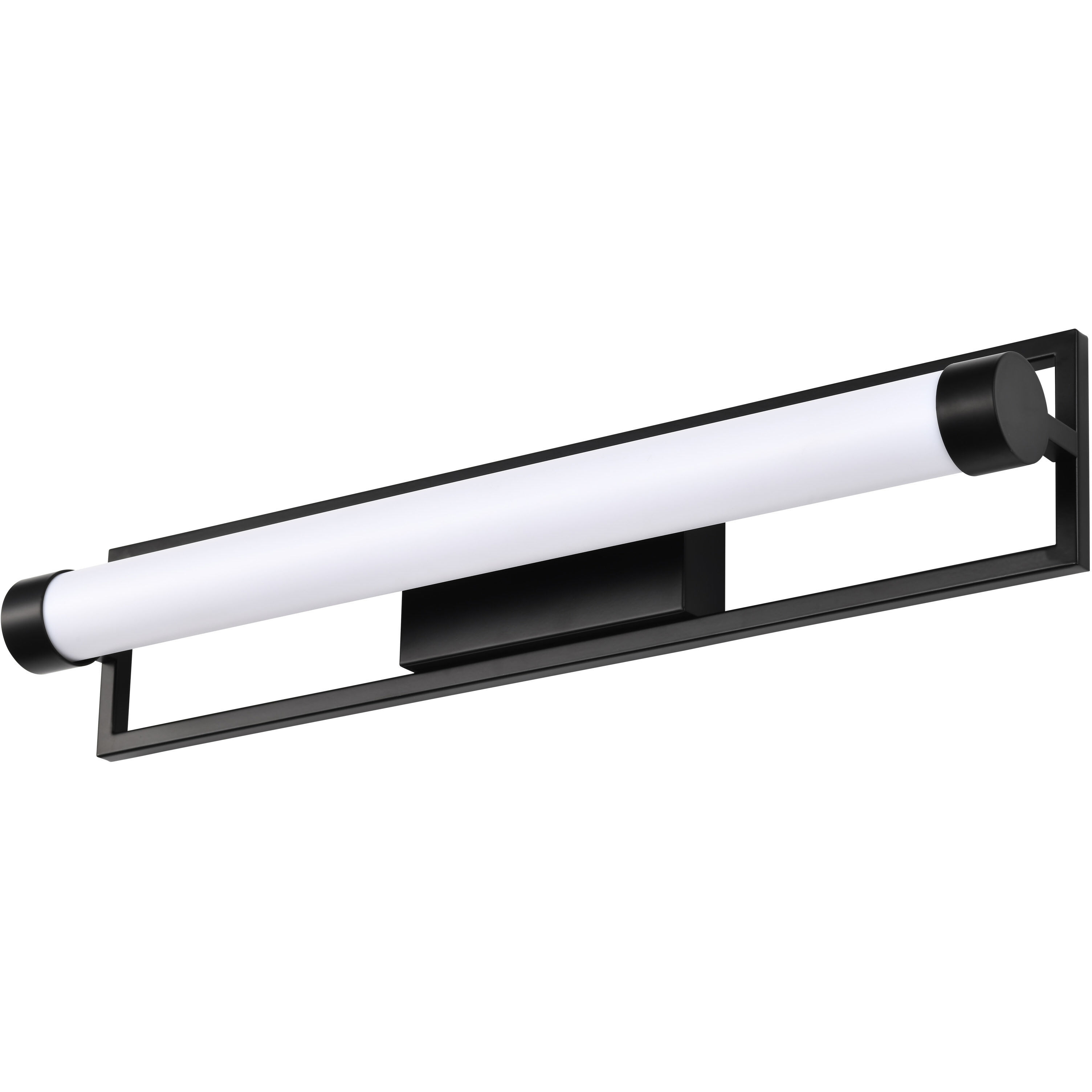 Canal LED 24 inch Matte Black Bath Vanity Light Wall Light