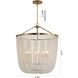 Canada LED 30 inch Gold Chandelier Ceiling Light