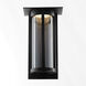Abram 1 Light 12 inch Textured Black Outdoor Wall Lantern