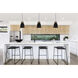 Elisa 1 Light 10 inch Black Down Pendant Ceiling Light