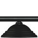 Riviera 3 Light 58.75 inch Matte Black Billiard Ceiling Light in 12.95, Matte Black Steel