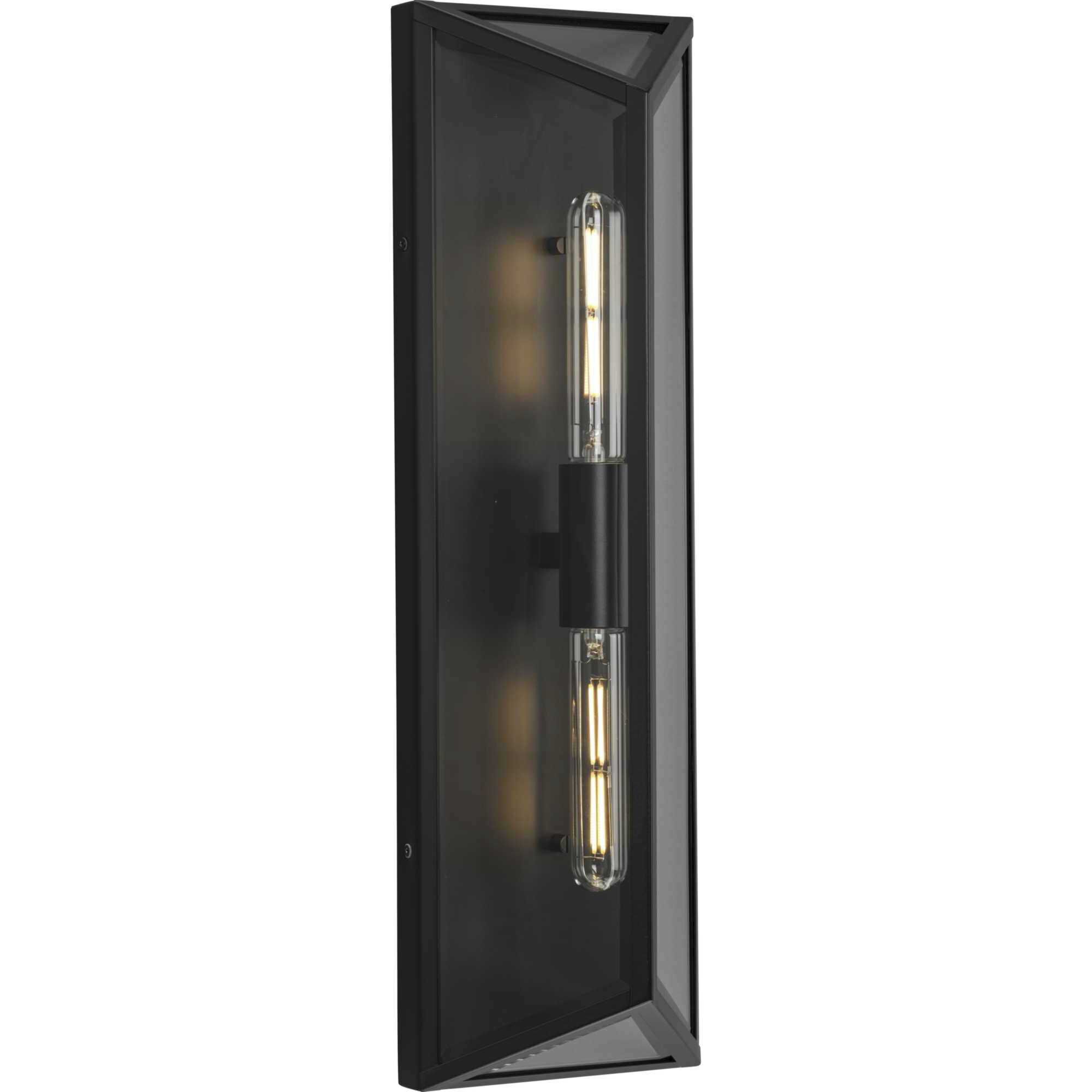 Bristol 2 Light 24 inch Matte Black Outdoor Wall Lantern