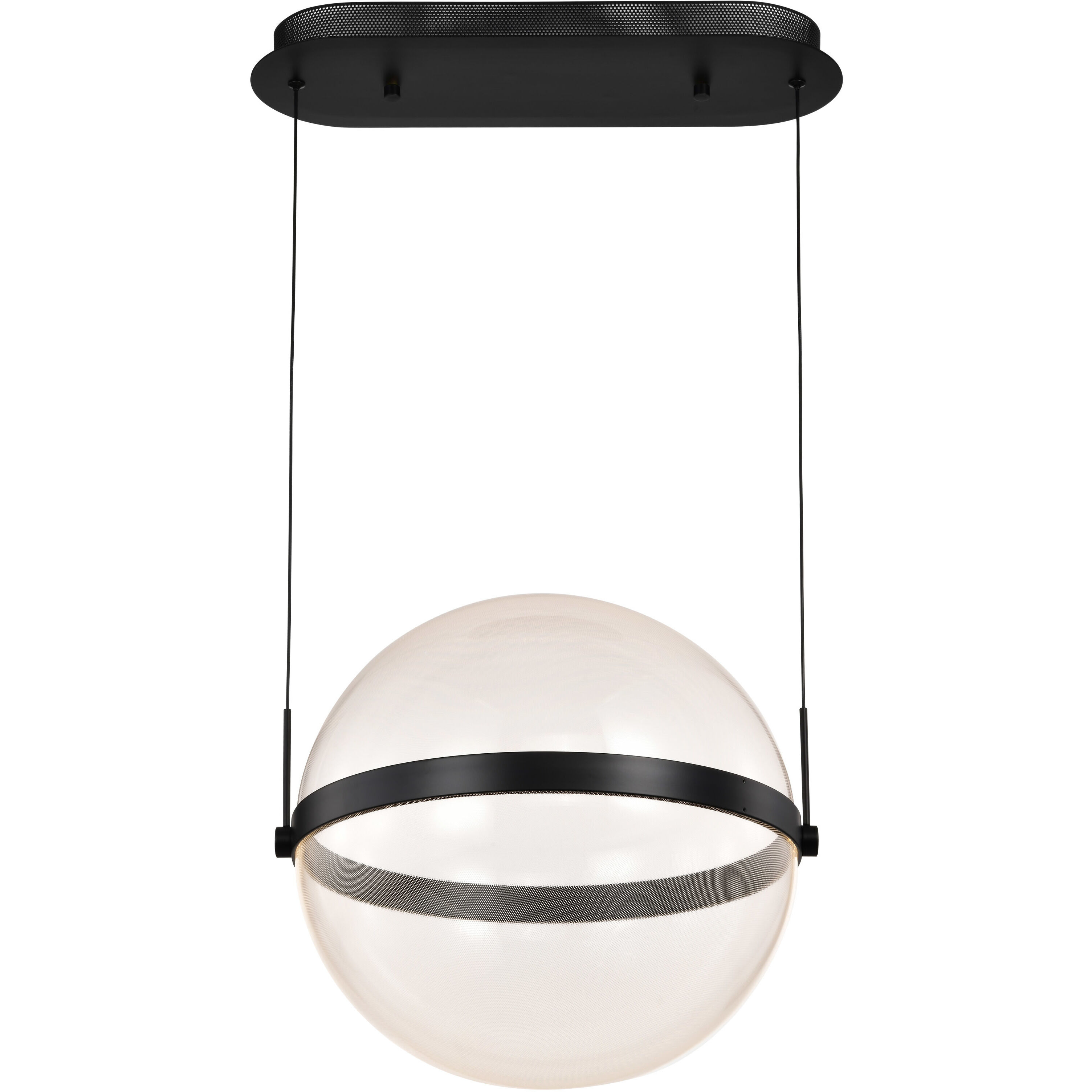 Arvada LED 16.63 inch Matte Black Pendant Ceiling Light