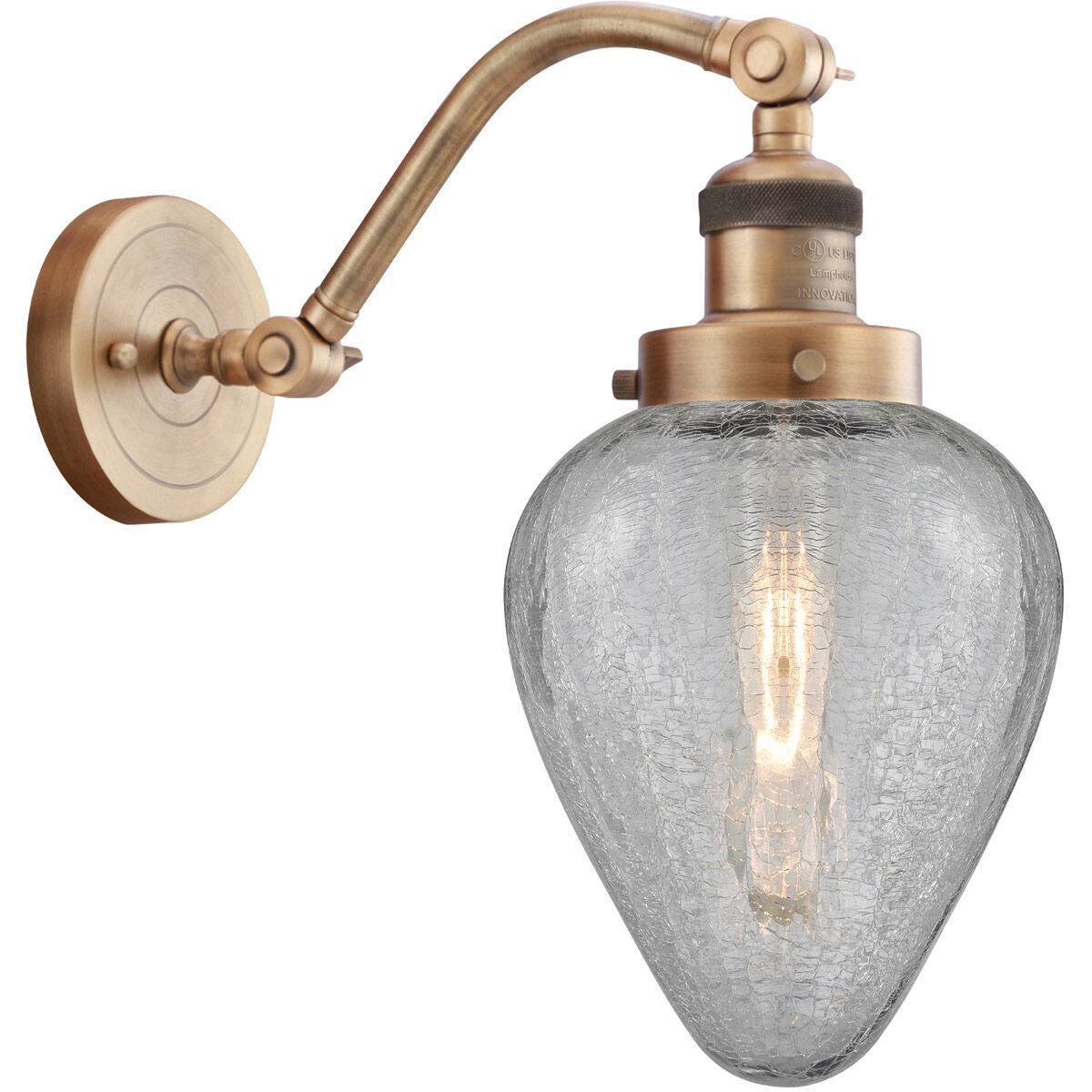 Franklin Restoration Geneseo LED 7 inch Brushed Brass Sconce Wall Light, Franklin Restoration