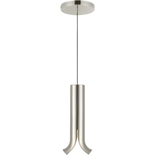 Husk LED 2 inch Polished Nickel Pendant Ceiling Light