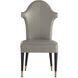 Lincoln Morel and Ebony with Antique Brass Dining Chair
