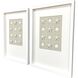 Shell Collection Beige and Neutral and White Framed Art