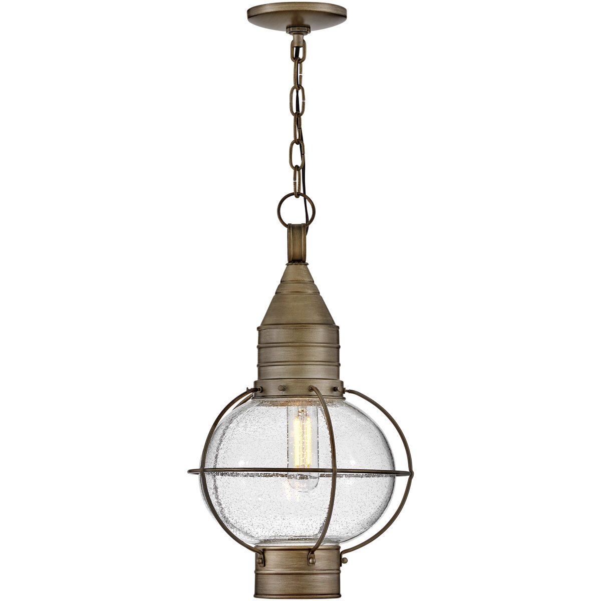 Cape Cod 1 Light 11 inch Burnished Bronze Outdoor Hanging