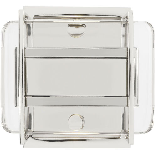 Mick De Giulio Duelle Wall Sconce Wall Light in 120V, Polished Nickel, Integrated LED