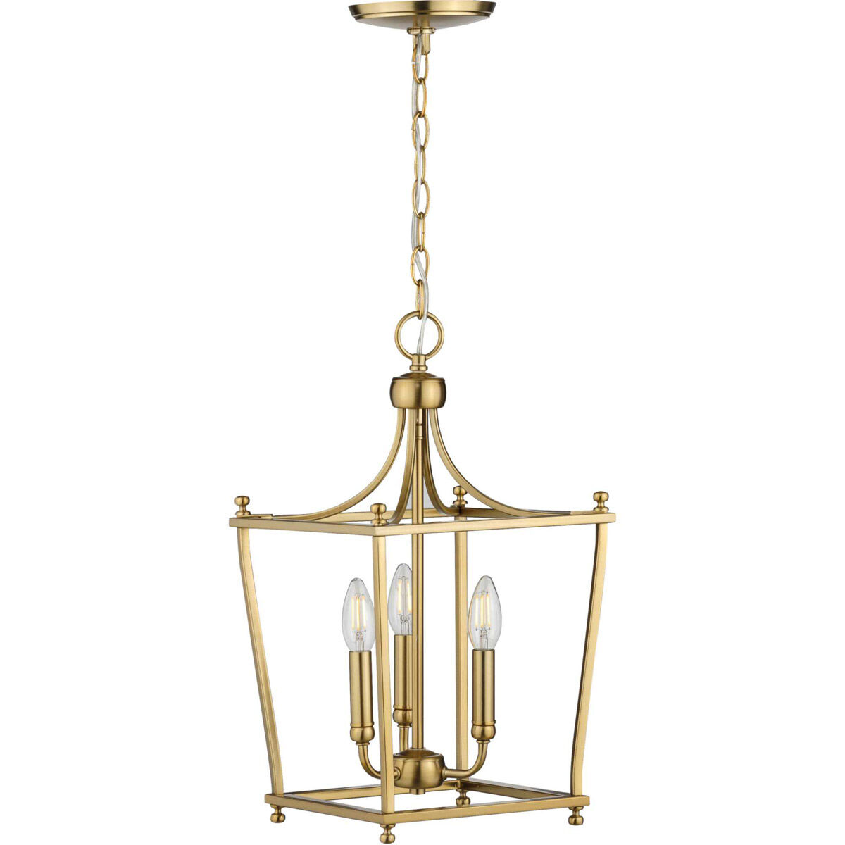 Parkhurst 3 Light 11 inch Brushed Bronze Foyer Pendant Ceiling Light