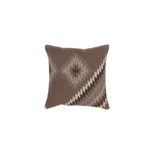 Kilim 22 X 22 inch Tan and Light Gray Throw Pillow