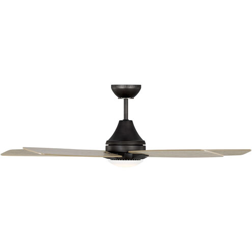 Lowden 52 LED 52 inch Aged Pewter with Light Grey Weathered Oak Blades Indoor/Outdoor Ceiling Fan