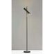 Vega 68 inch 24.00 watt Black with Antique Brass Accents LED Torchiere Portable Light 