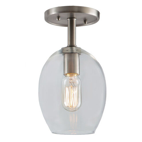 Grand Central 1 Light 6 inch Oil Rubbed Bronze Flush Mount Ceiling Light