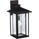 Springdale 1 Light 18 inch Black Gold Outdoor Wall Sconce