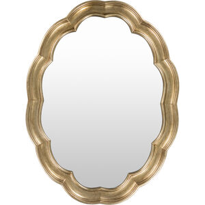Milburn 40 X 30 inch Gold Mirror, Oval