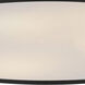Tommy 3 Light 16 inch Black Flush Mount Ceiling Light