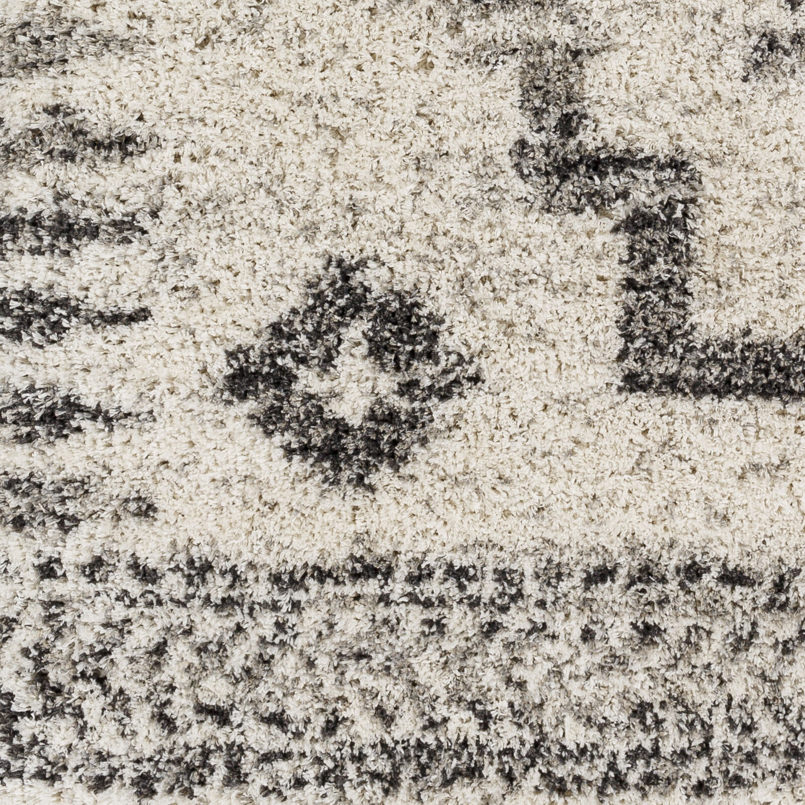 Capella Shag 120 X 94 inch Light Grey Rug, Rectangle