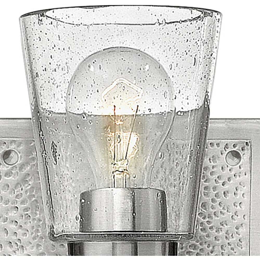 Jackson 3 Light 24 inch Brushed Nickel with Polished Antique Nickel Vanity Light Wall Light