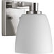 Fleet 1 Light 5.25 inch Brushed Nickel Bath Vanity Wall Light