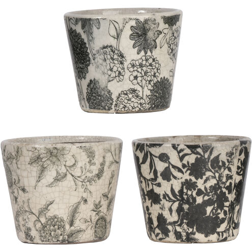 Terracotta Black Planter
