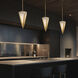 Kiernan LED 7.88 inch Antique Nickel Mini-Pendant Ceiling Light