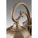 Verdae 3 Light 10.38 inch Antique Bronze Outdoor Hanging Lantern, Design Series