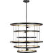 Celeste 5 Light 30 inch Aged Iron Chandelier Ceiling Light, Medium