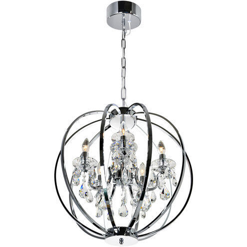 Abia LED 22 inch Chrome Up Chandelier Ceiling Light