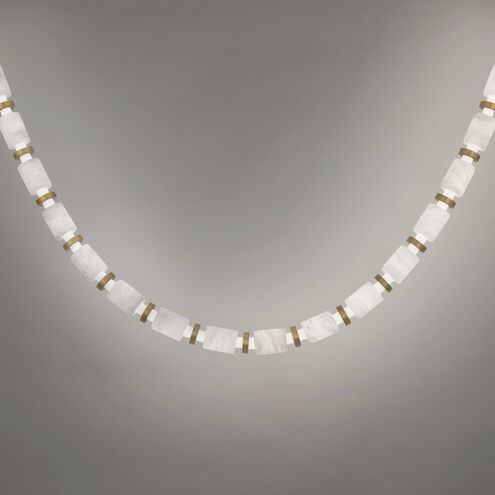 Entice 48 Light 2 inch Aged Brass Pendant Ceiling Light in 2700K