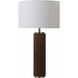 Tambo 30 inch 23 watt Dark Walnut and Weathered Brass Table Lamp Portable Light