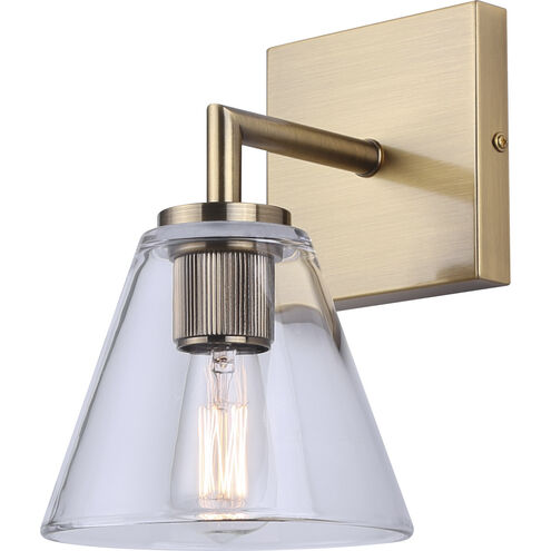 Berklie 1 Light 8 inch Gold Vanity Light Wall Light