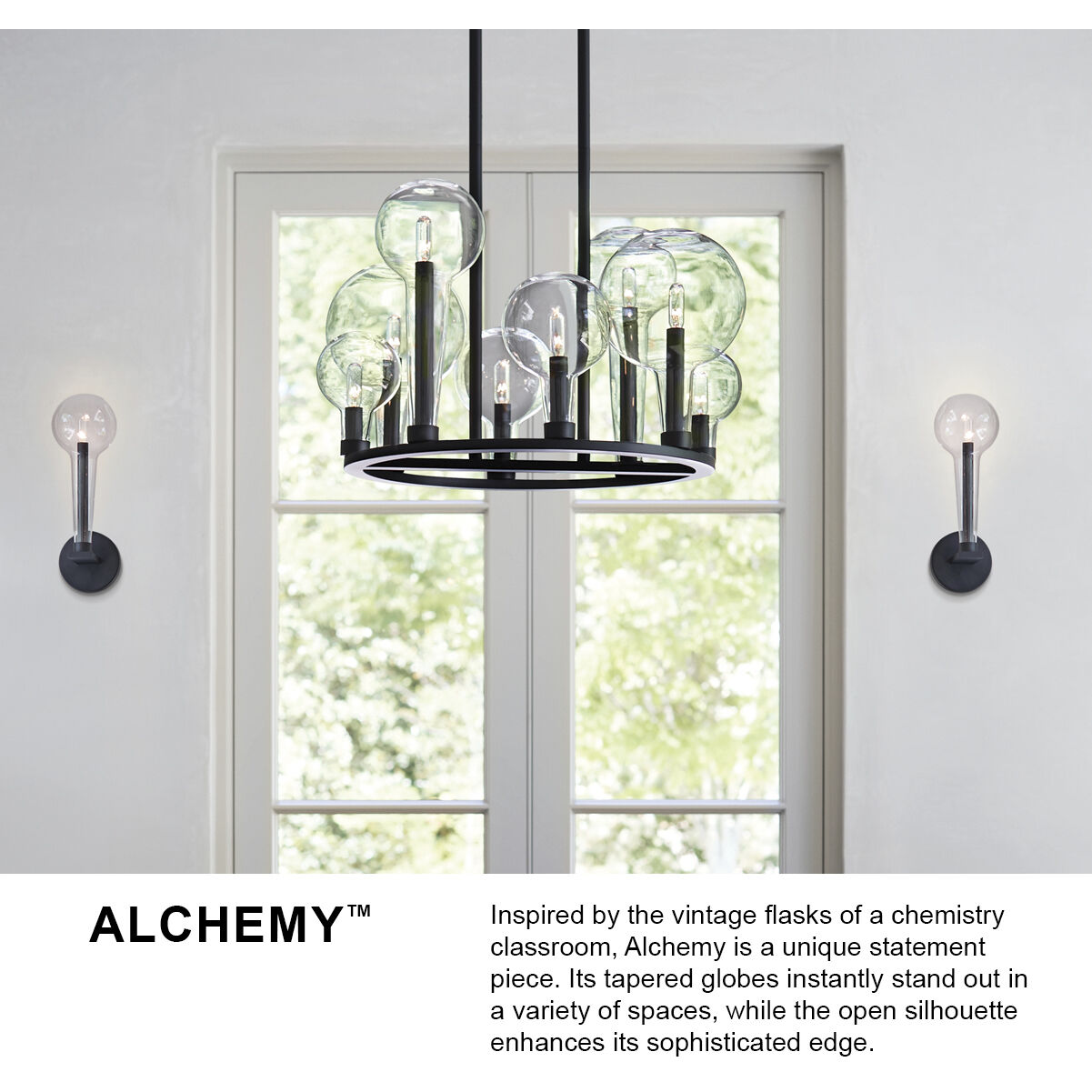 Alchemy 8 Light 24.25 inch Lacquered Brass Indoor Chandelier Ceiling Light