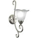Bella LED 10 inch Brushed Nickel Bathroom Light Wall Light