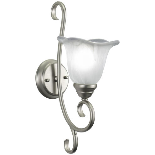 Bella LED 10 inch Brushed Nickel Bathroom Light Wall Light