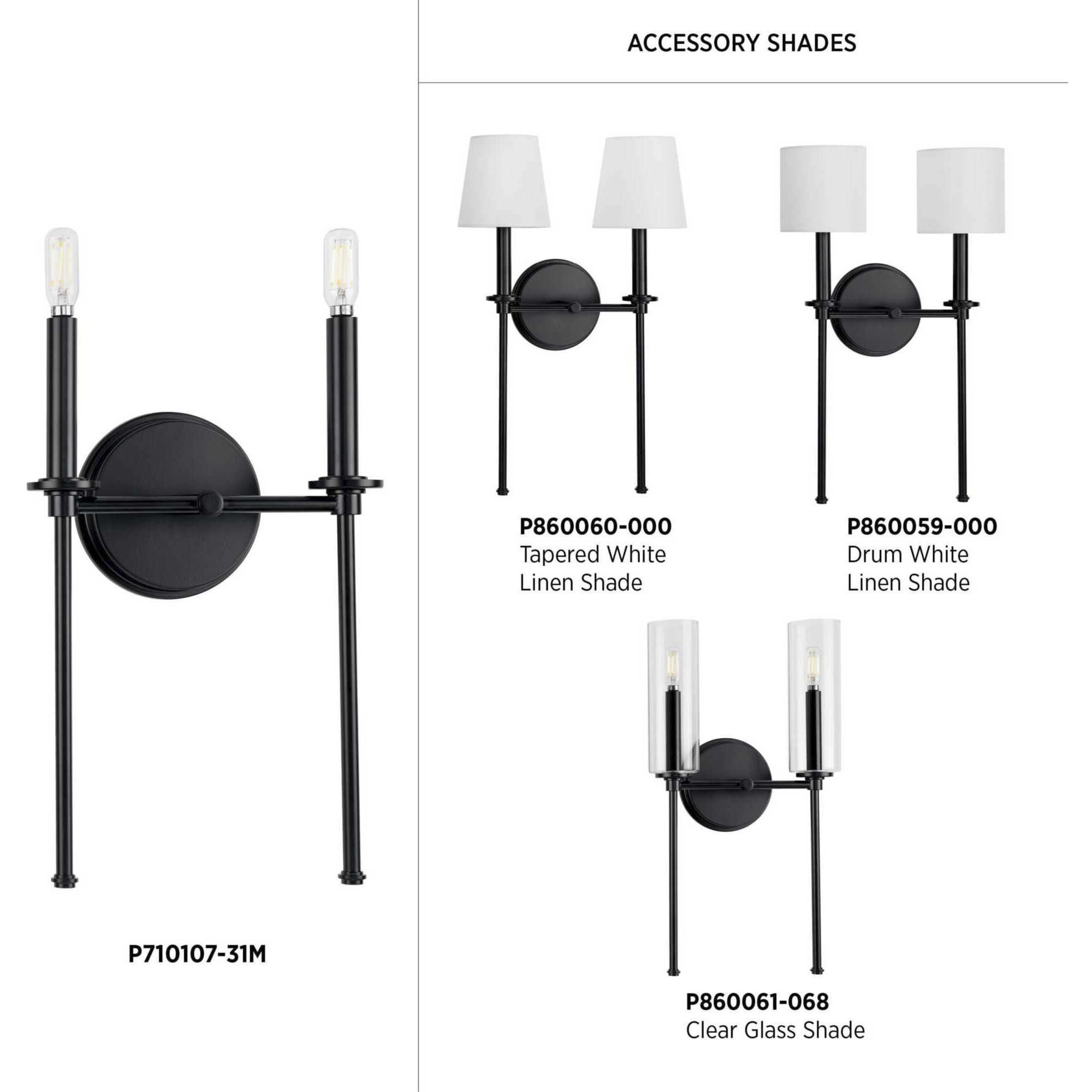 Elara 2 Light 4 inch Matte Black Wall Bracket Wall Light