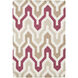 Fallon 36 X 24 inch Burgundy, Camel, Ivory Rug