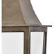 Coastal Elements Georgetown 1 Light 12.5 inch Burnished Bronze Outdoor Wall Mount
